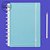 Caderno Inteligente Azul Celeste - Imagem 1