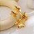 Brinco Golden Flower - Imagem 6