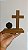 Adorno mesa Crucifixo e Medalha São Bento (Ouro Velho) - Imagem 2