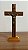 Crucifixo de mesa/parede em Ouro Velho - Imagem 1