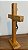 Crucifixo de mesa em madeira 27cm Ouro Velho - Imagem 3