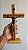 Crucifixo de mesa em madeira 27cm Ouro Velho - Imagem 1