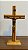 Crucifixo de mesa em madeira 27cm Ouro Velho - Imagem 2
