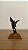 São Miguel Estátua 9 cm Metal e Madeira - Imagem 1