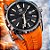 Relógio Tag Carrera Luxo - Masculino - Pulseira Silicone Laranja (réplica premium) - Imagem 1
