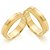 Par de Alianças 5mm – Coreia  - Ouro 18k - Imagem 1