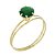 Anel Calice (Rosa / Transparente / Verde ) - Ouro 18K - Imagem 3