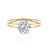 Anel Calice (Rosa / Transparente / Verde ) - Ouro 18K - Imagem 2