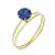 Anel Calice (Vermelho / Laranja claro / Azul) - Ouro 18K - Imagem 3