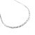 Corrente grummet (1x1) 3mm 60 cm - Prata 925 - Imagem 2