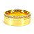 Par de Alianças Chipre 7mm com Pedras - Ouro 18k - Imagem 2