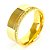 Par de Alianças Chipre 7mm com Pedras - Ouro 18k - Imagem 1