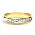 Par de Alianças Bodas Armênia 5 mm - Ouro Amarelo e Branco 18k. - Imagem 2