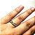 Par de Alianças Bodas Armênia 5 mm - Ouro Amarelo e Branco 18k. - Imagem 3