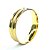 Par de Alianças 5 mm Argélia  - Ouro 18k - Imagem 1