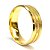 Par de Alianças 6 mm Bahamas - Ouro 18k - Imagem 1