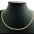 Corrente Elo Cadeado 3mm - Banhada a Ouro 18k - Imagem 1