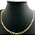 Corrente elo 1X1 -  4MM  - Banhada A Ouro 18k - Imagem 1
