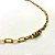 Corrente Elo Cadeado 3MM x 70 cm - Banhada a Ouro 18k - Imagem 3