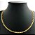 Corrente Elo Cadeado 4mmx 70cm - Banhada a Ouro 18k - Imagem 1