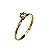 Anel Solitário Delicate - Ouro 18K - Imagem 1