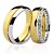PAR DE ALIANÇAS BODAS 7MM BOLIVIA - OURO 18K - Imagem 1