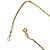 Corrente Piastrine 1.1 mm x 60 cm - Ouro 18k - Imagem 3