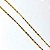 Corrente Piastrine 1.1 mm x 60 cm - Ouro 18k - Imagem 2