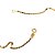 Corrente Piastrine 0.4 mm x 70 cm - Ouro 18k - Imagem 3
