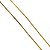 Corrente Piastrine 0.4 mm x 70 cm - Ouro 18k - Imagem 2
