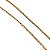 Corrente Grummet (1x1) 2.2mm x 60cm - Ouro 18k - Imagem 2