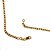 Corrente Grummet (1x1) 2.2mm x 60cm - Ouro 18k - Imagem 3