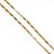 Corrente Cartier 0.5mm x 70cm Ouro 18k - Imagem 2