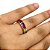 Anel com Pedras Coloridas de Zircônia - Ouro 18k - Imagem 6
