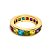 Anel com Pedras Coloridas de Zircônia - Ouro 18k - Imagem 2