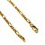 Pulseira Masculina 2.6mm - Elo 3x1 - Ouro 18k - Imagem 3