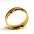 Par de Alianças 6mm Com Três Pedras de Zircônia - Comores Ouro 18 k - Imagem 2