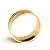 Par de Aliança 7mm Com 1 Pedra Central - Malta Ouro 18k - Imagem 2