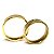 Par de Aliança 6mm Luxo com 1 Pedra Natural de Diamante Sumatra -  Ouro 18k - Imagem 2