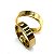 Par de Aliança 6mm Luxo com 1 Pedra Natural de Diamante Sumatra -  Ouro 18k - Imagem 1