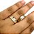 Par de Aliança Luxo 5mm com 20 Pedras de Diamante-  Bósnia Ouro 18k - Imagem 4