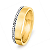 Par de Alianças San Marino 5mm - Cravejada com zirconias - Ouro 18k - Imagem 3