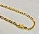 Corrente Elo Cadeado 5,5mm x 60 cm - Ouro 18k - Imagem 4
