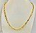 Corrente Elo Retangular 3,5 mm - Ouro 18k - Imagem 2