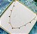 Colar com Pedras 45 cm - Ouro 18k - Imagem 2