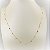 Colar com Pedras 45 cm - Ouro 18k - Imagem 1