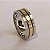 Bodas Ruanda - 5 mm Ouro Amarelo e Branco - Imagem 2