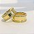Par de Alianças 10mm com Pedras de Zircônia - Ilhas Marechal - Ouro 18k - Imagem 1