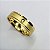 Par de Alianças 5mm com Pedra de Zircônia - Camboja - Ouro 18k - Imagem 2