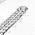 Corrente Grummet (1x1) - 9mm x 30cm - Prata 925 - Imagem 4